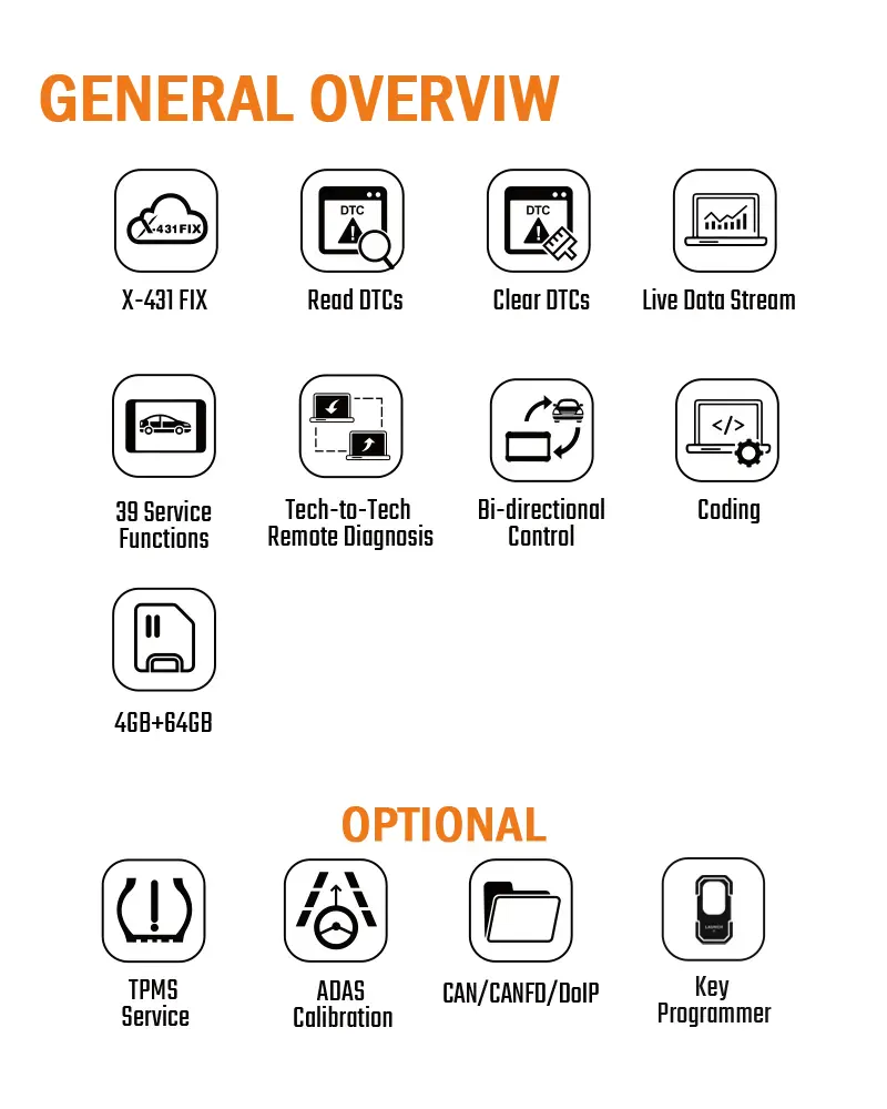 DAS723 PRO ULTRA - Automotive Diagnostic Scanner